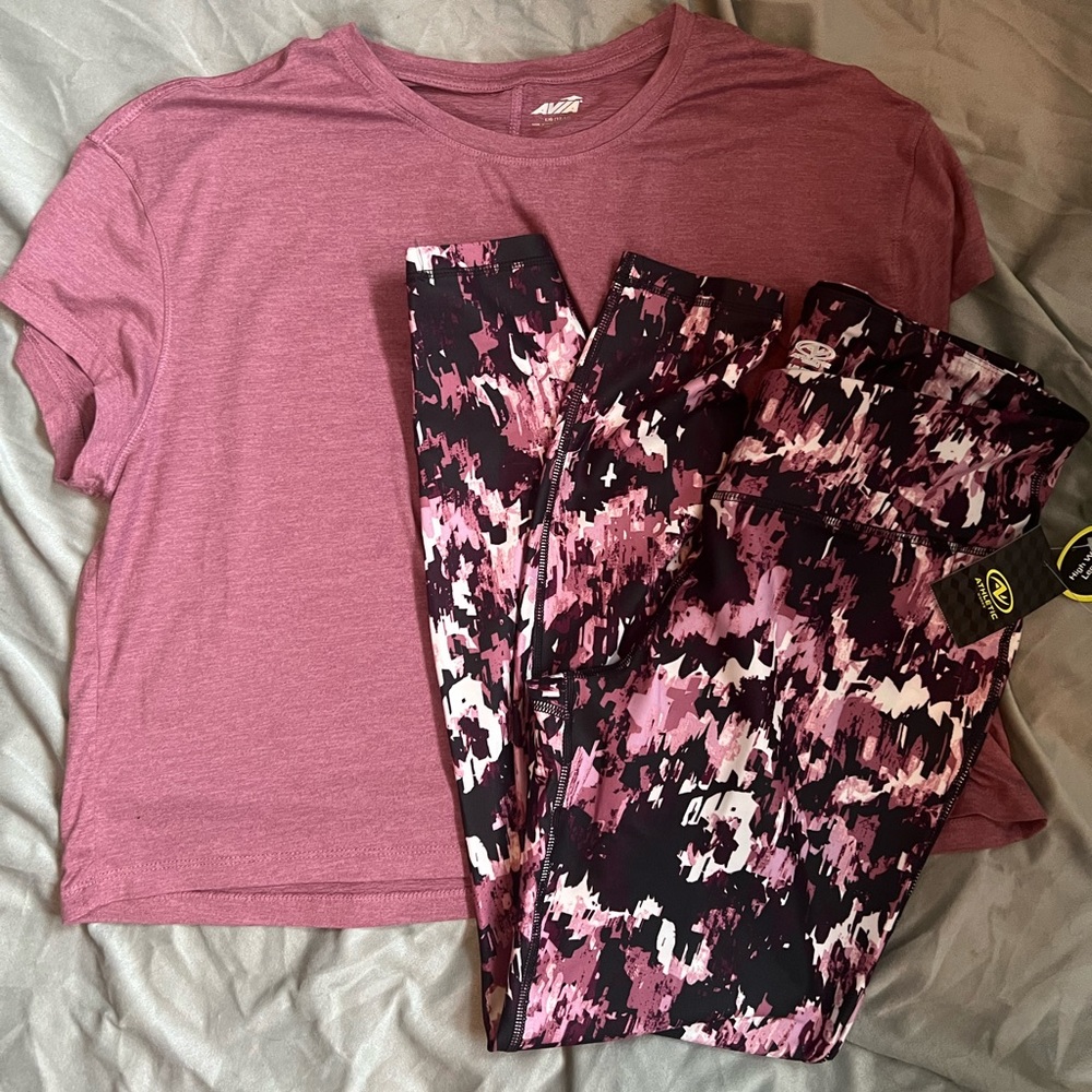 Workout set Cropped Top & Leggings